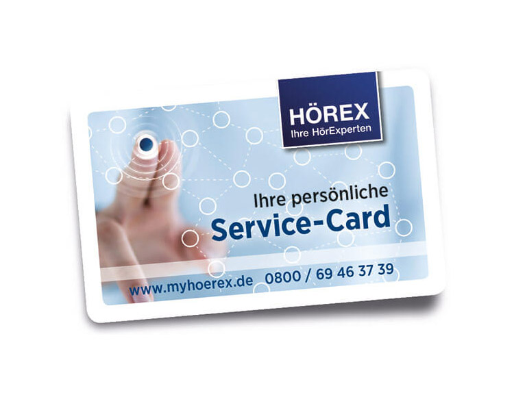 HOEREX Service Karte